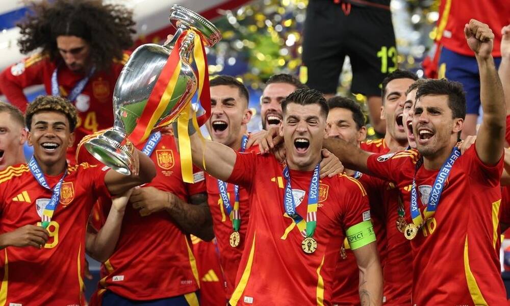 Euro 2024: Η Ισπανία άξια πρωταθλήτρια Ευρώπης – Το πάρτι της απονομής στο Βερολίνο