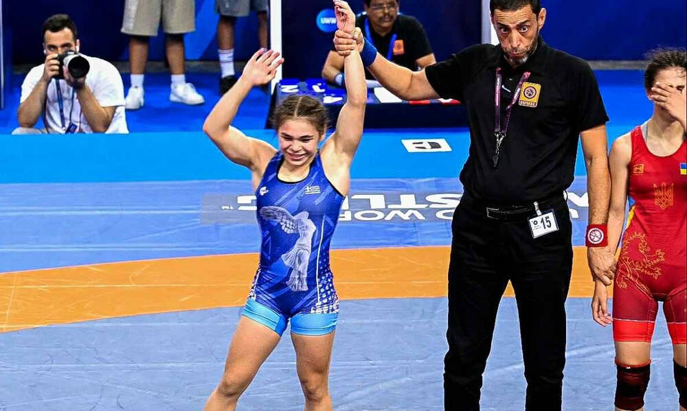 Πάλη: Χάλκινο μετάλλιο στο Παγκόσμιο U17 η Μαρία Λουίζα Γκίκα